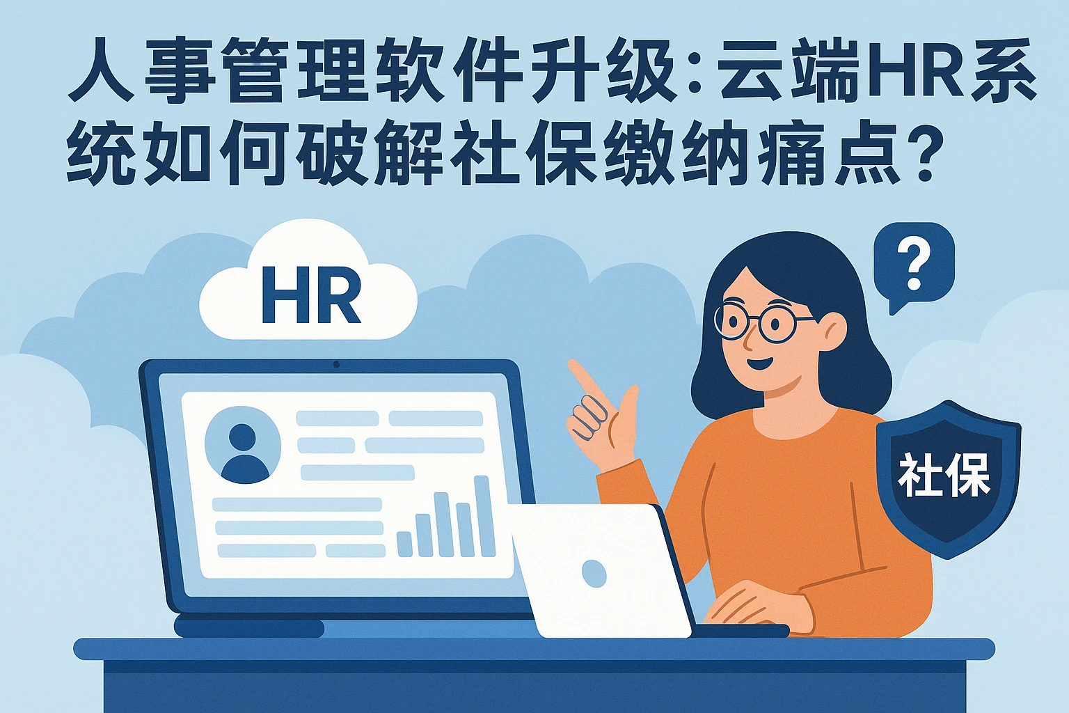 人事管理软件升级:云端HR系统如何破解社保缴纳痛点?