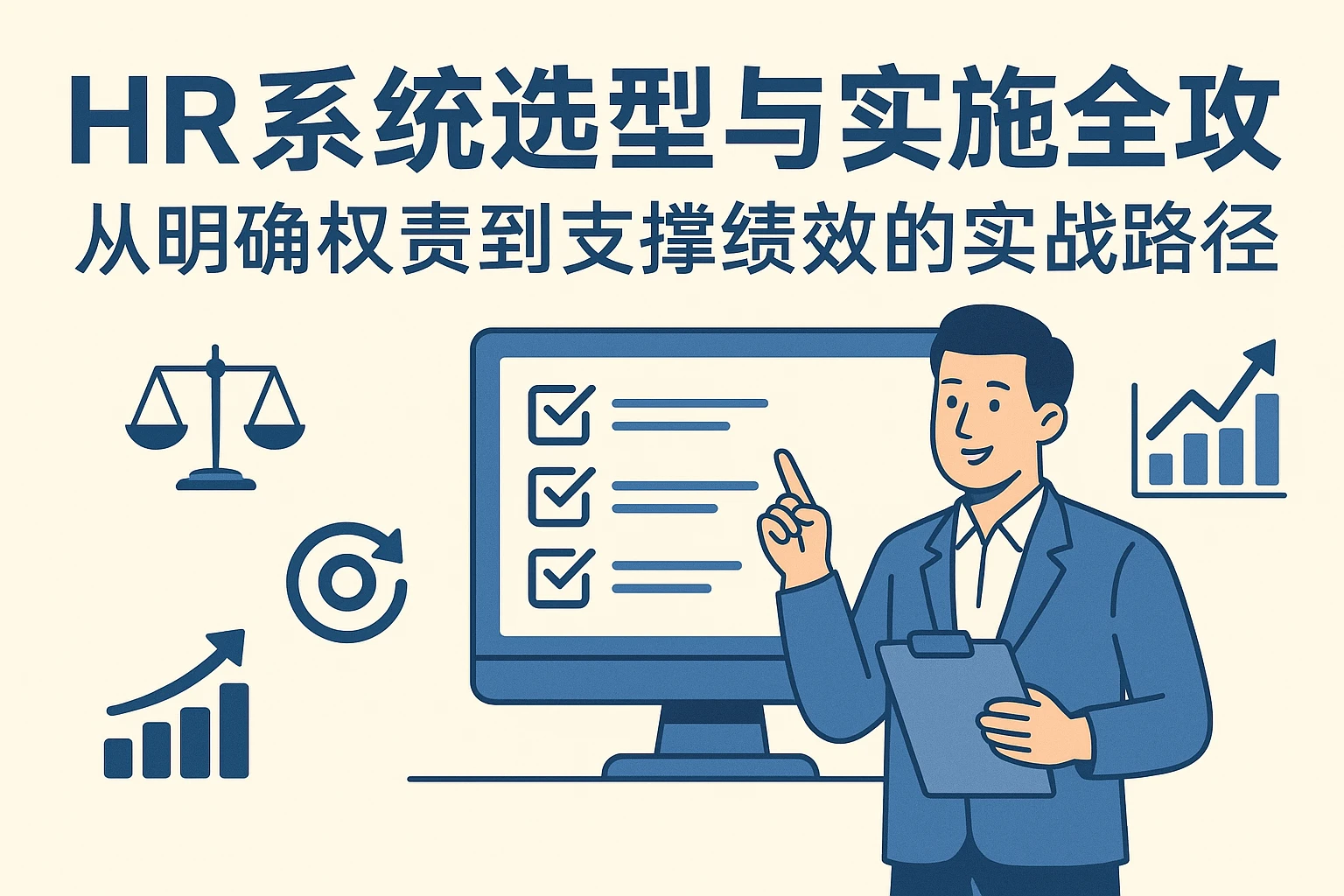 HR系统选型与实施全攻略：从明确权责到支撑绩效的实战路径