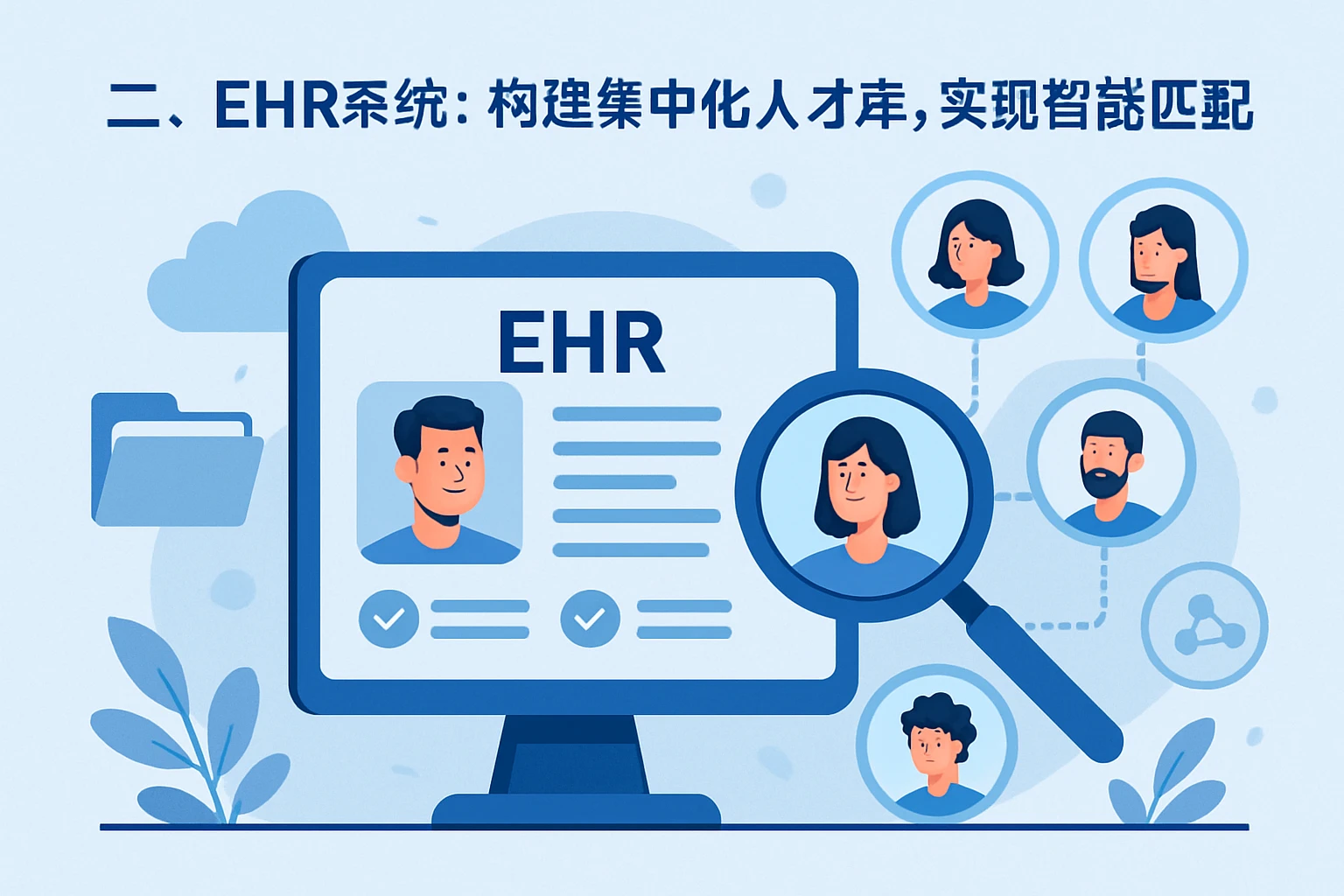 二、EHR系统：构建集中化人才库，实现智能匹配