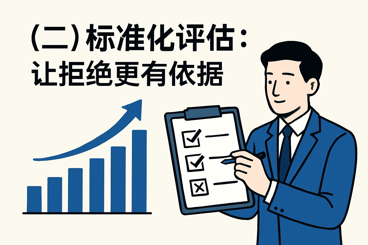（二）标准化评估：让拒绝更有依据