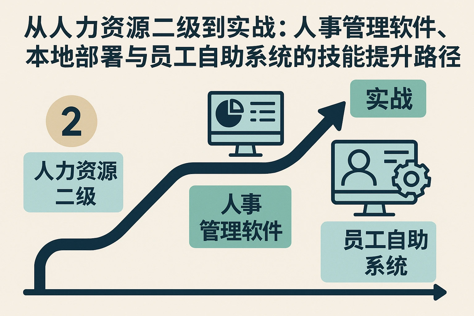 从人力资源二级到实战：人事管理软件、本地部署与员工自助系统的技能提升路径