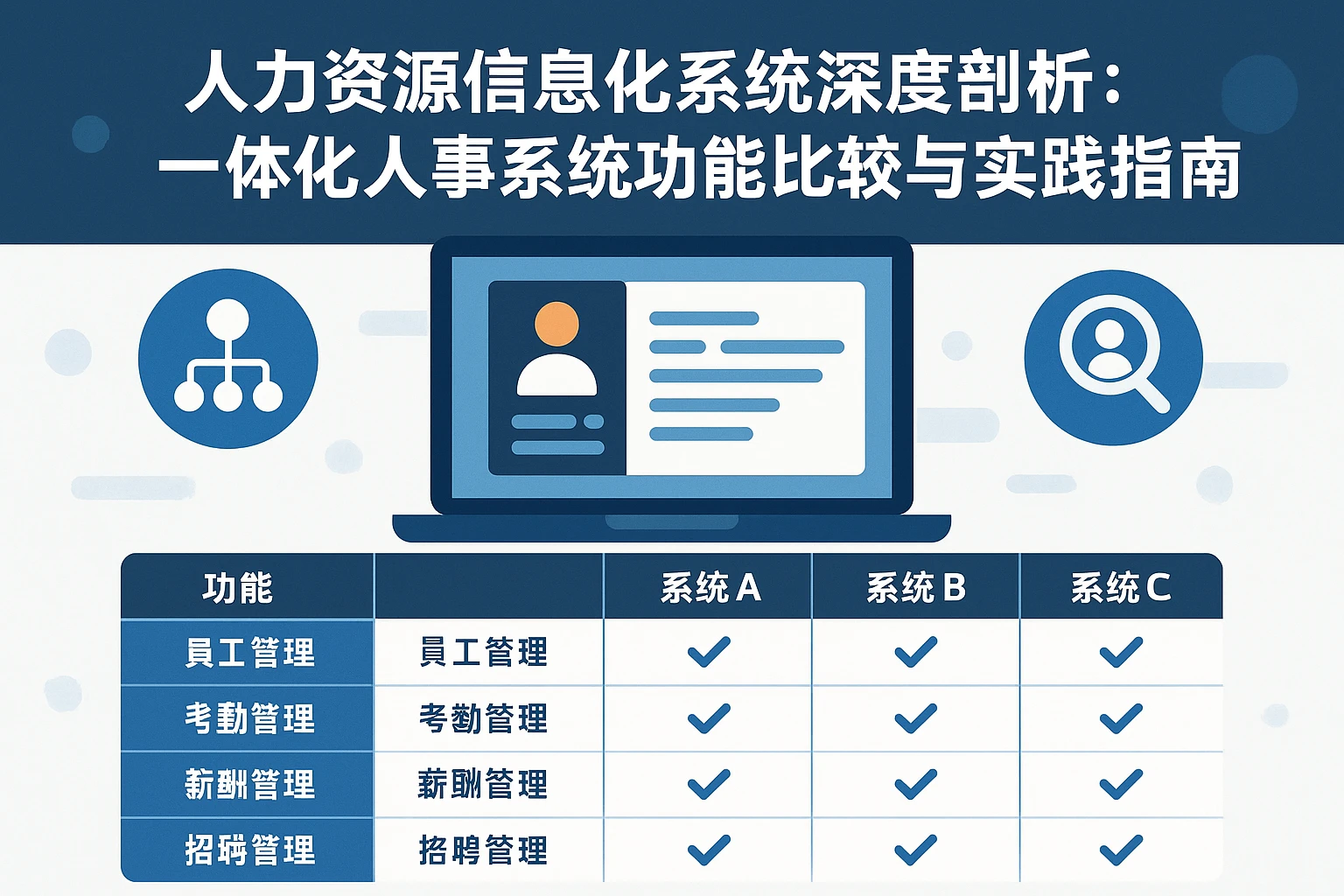 人力资源信息化系统深度剖析：一体化人事系统功能比较与实践指南