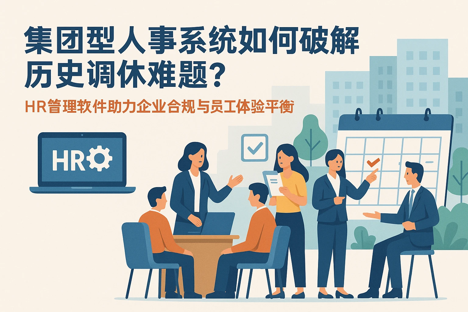 集团型人事系统如何破解历史调休难题？HR管理软件助力企业合规与员工体验平衡