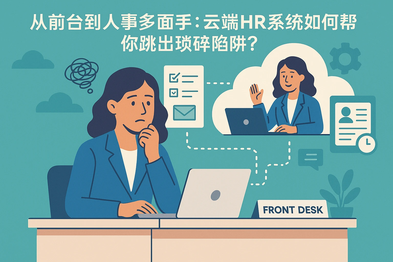从前台到人事多面手：云端HR系统如何帮你跳出琐碎陷阱？