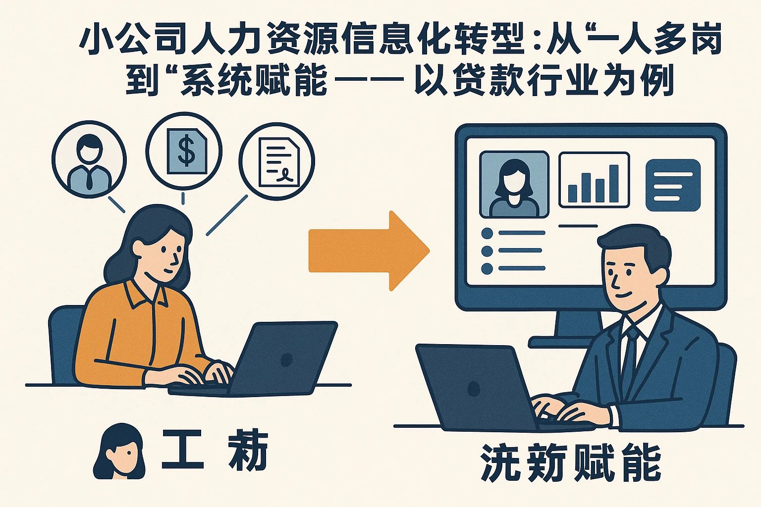 小公司人力资源信息化转型：从“一人多岗”到“系统赋能”——以贷款行业为例