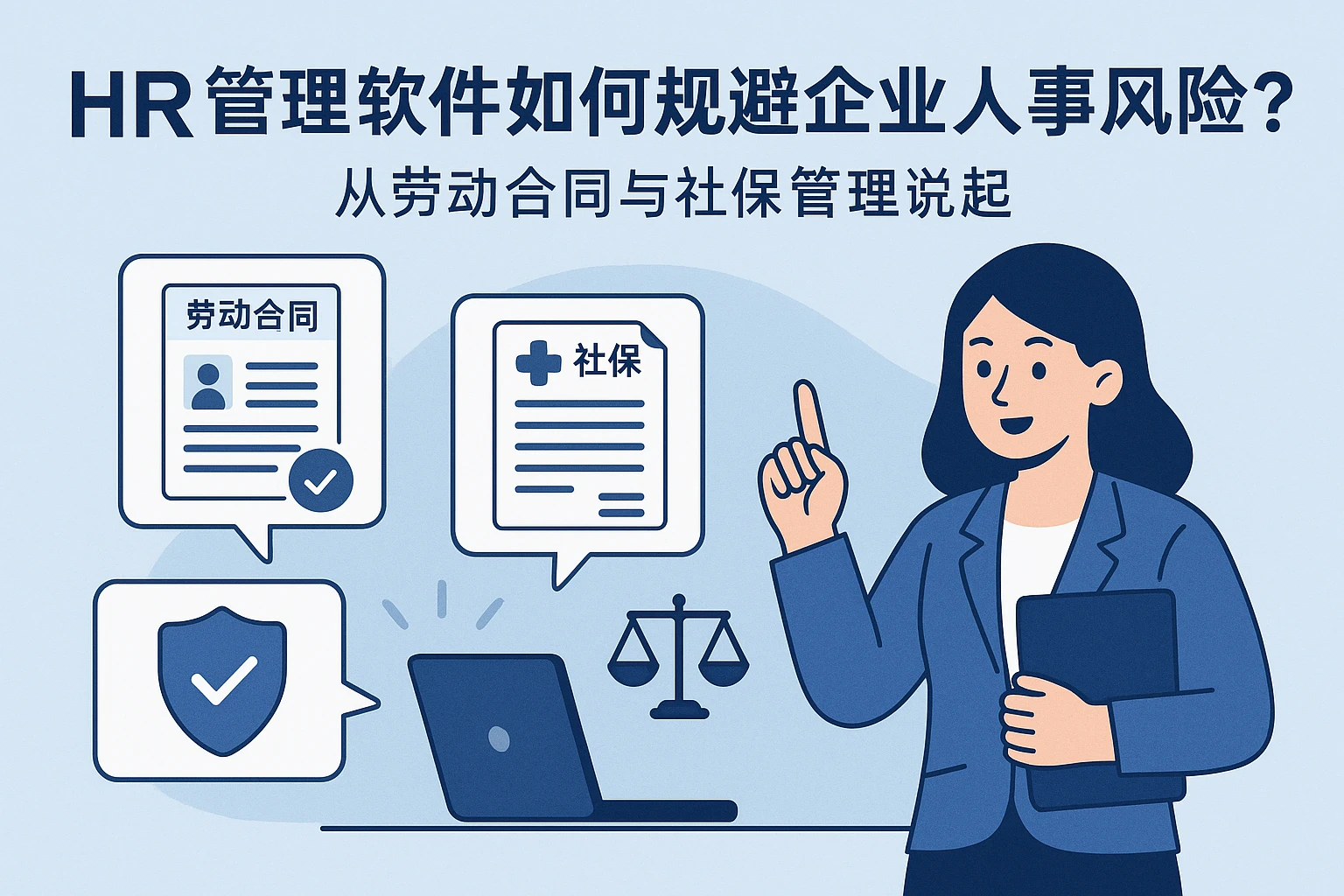 HR管理软件如何规避企业人事风险？从劳动合同与社保管理说起