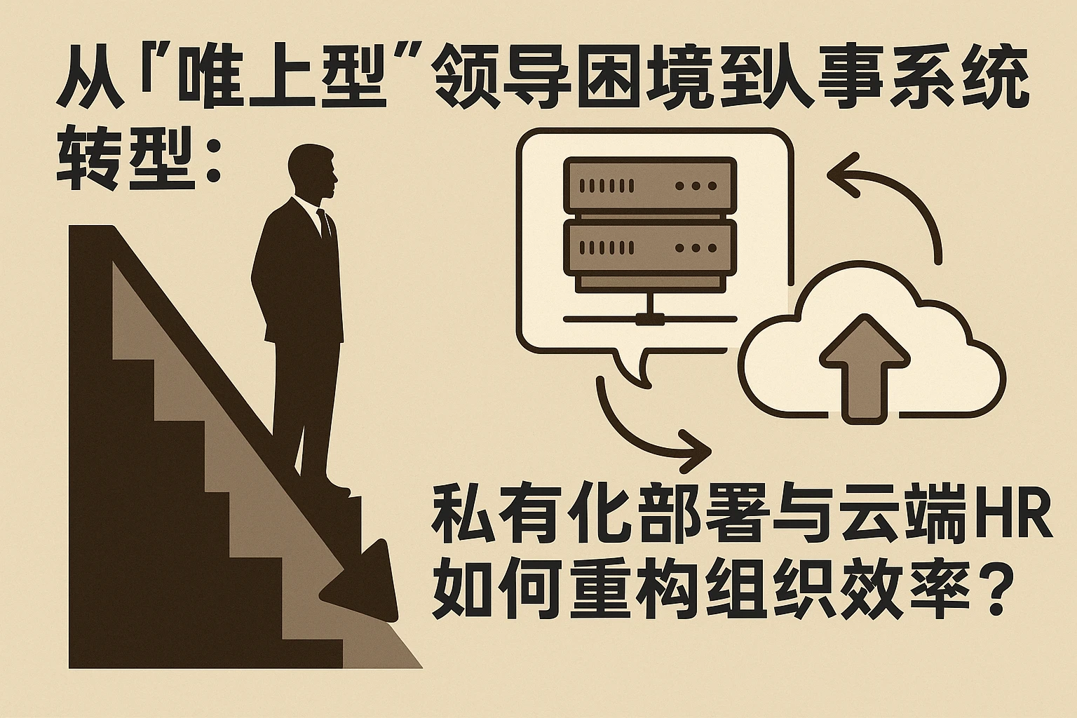 从“唯上型”领导困境到人事系统转型：私有化部署与云端HR如何重构组织效率？
