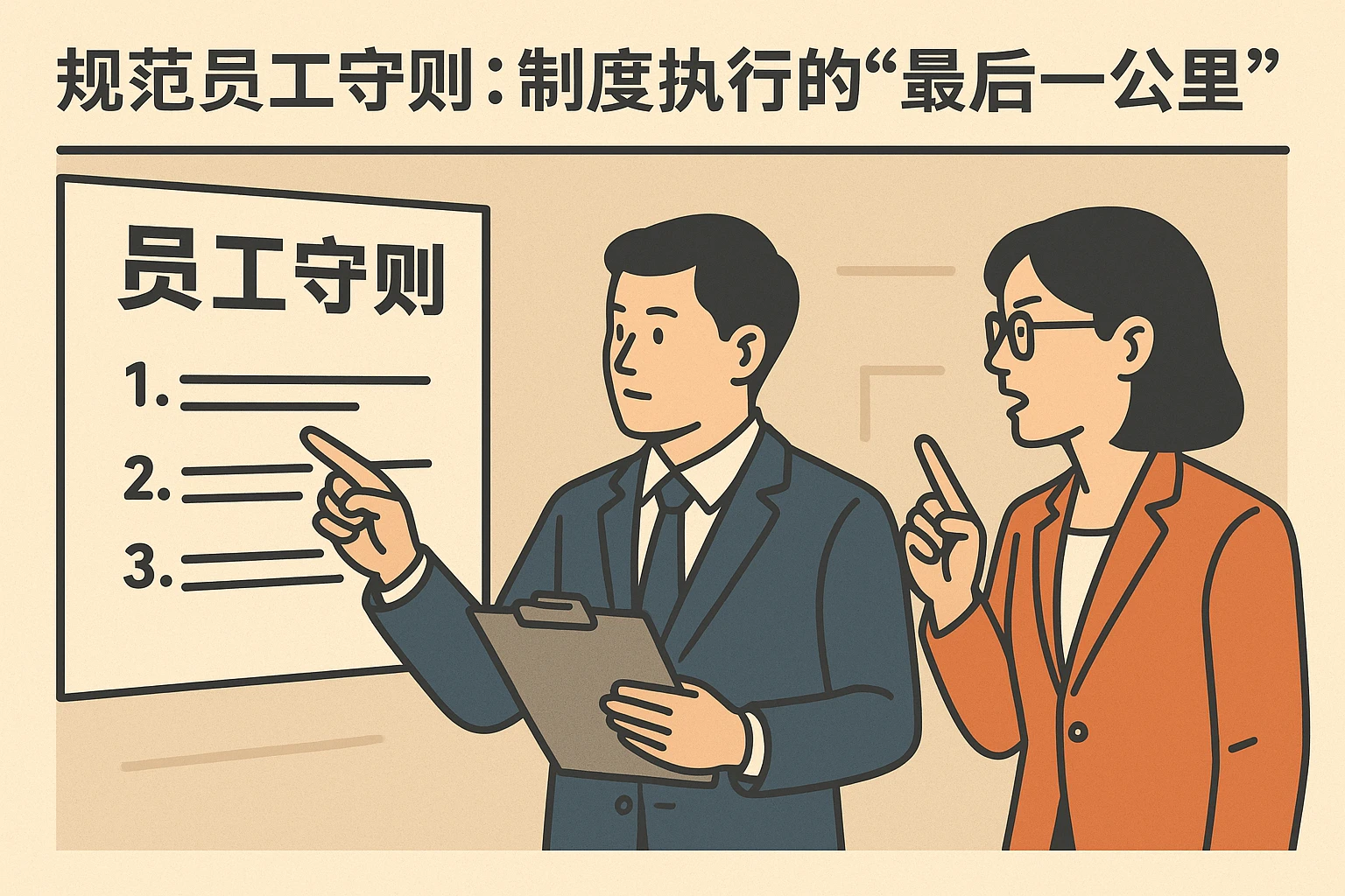规范员工守则：制度执行的“最后一公里”