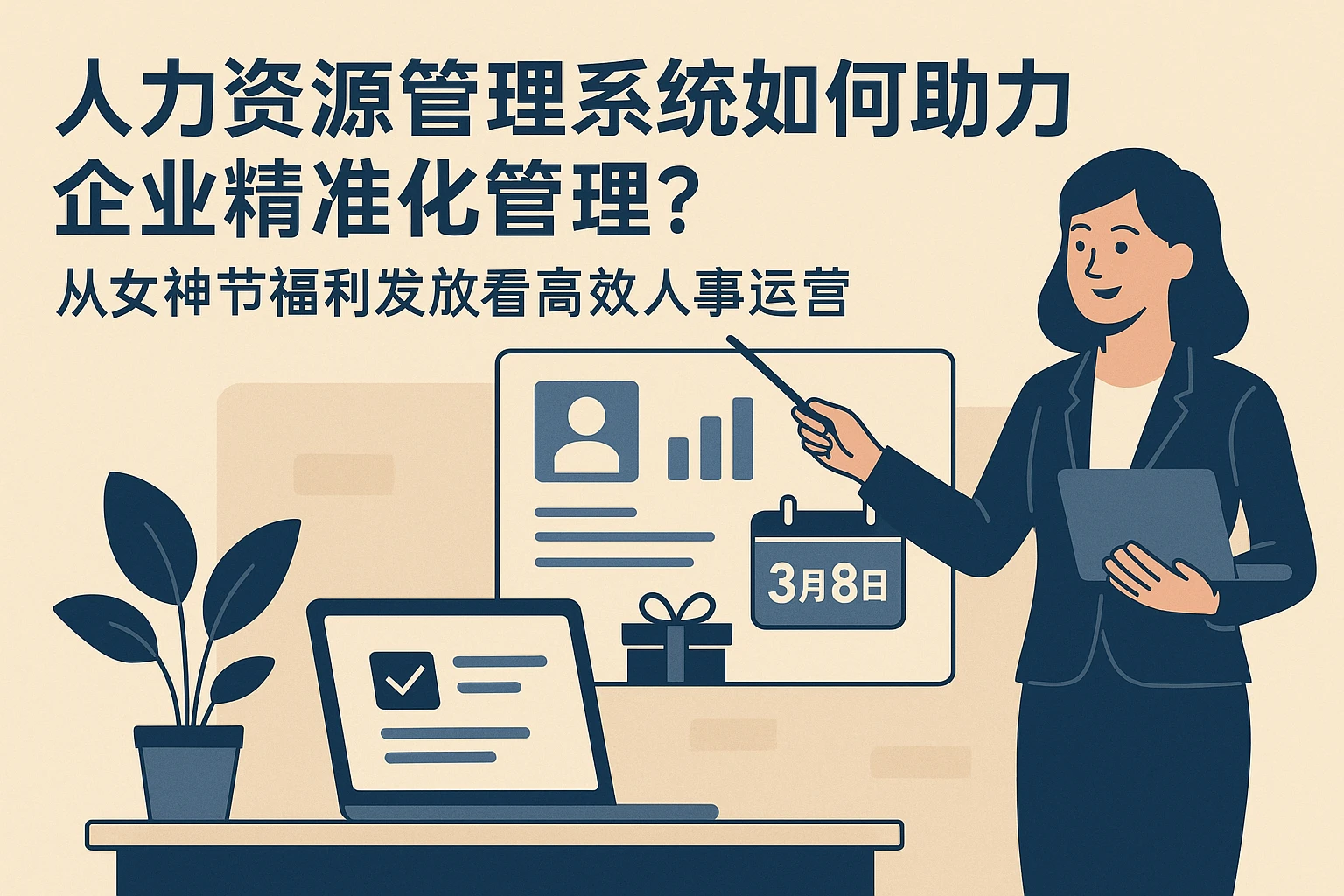 人力资源管理系统如何助力企业精准化管理？从女神节福利发放看高效人事运营