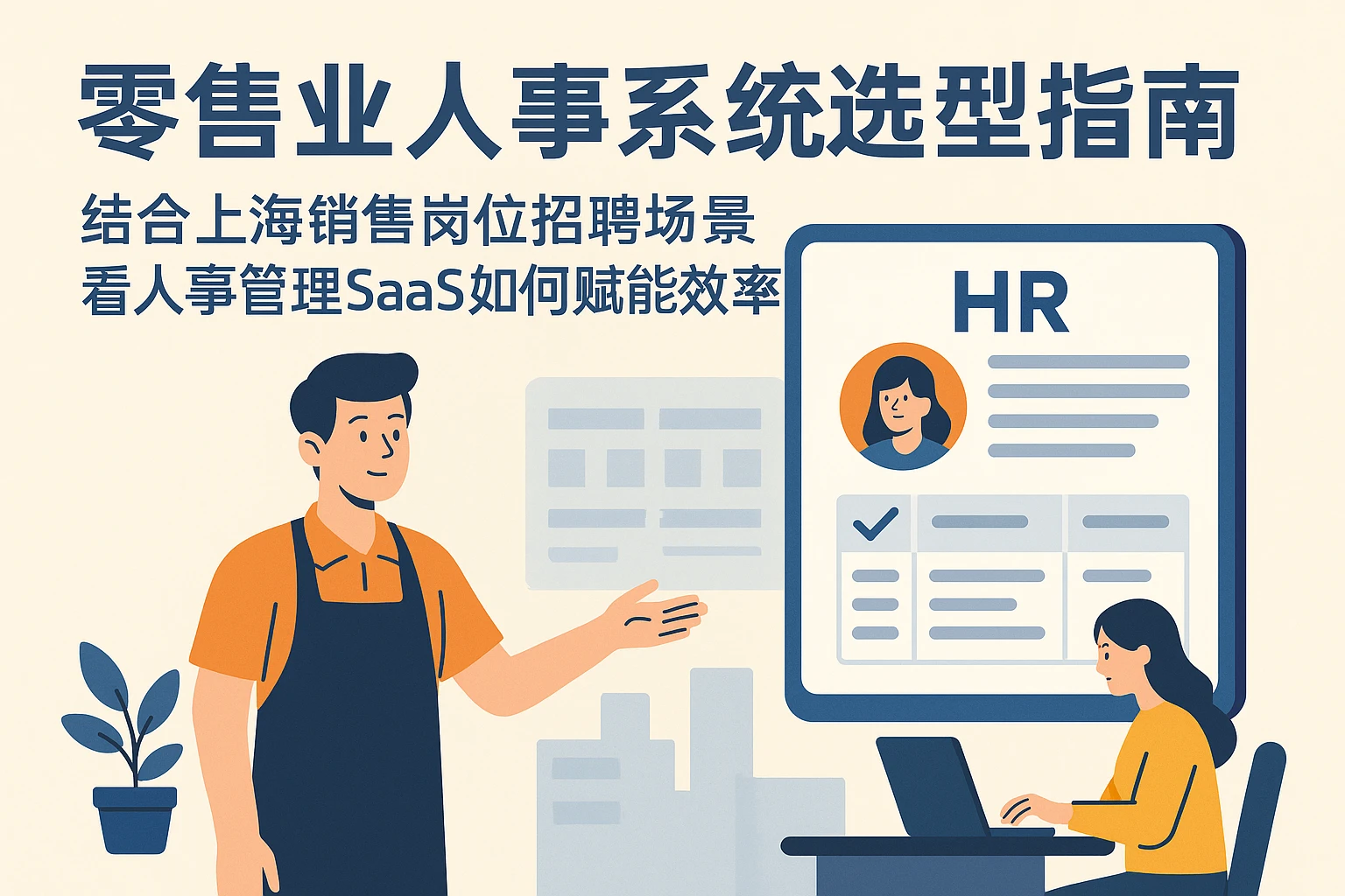 零售业人事系统选型指南：结合上海销售岗位招聘场景，看人事管理SaaS如何赋能效率