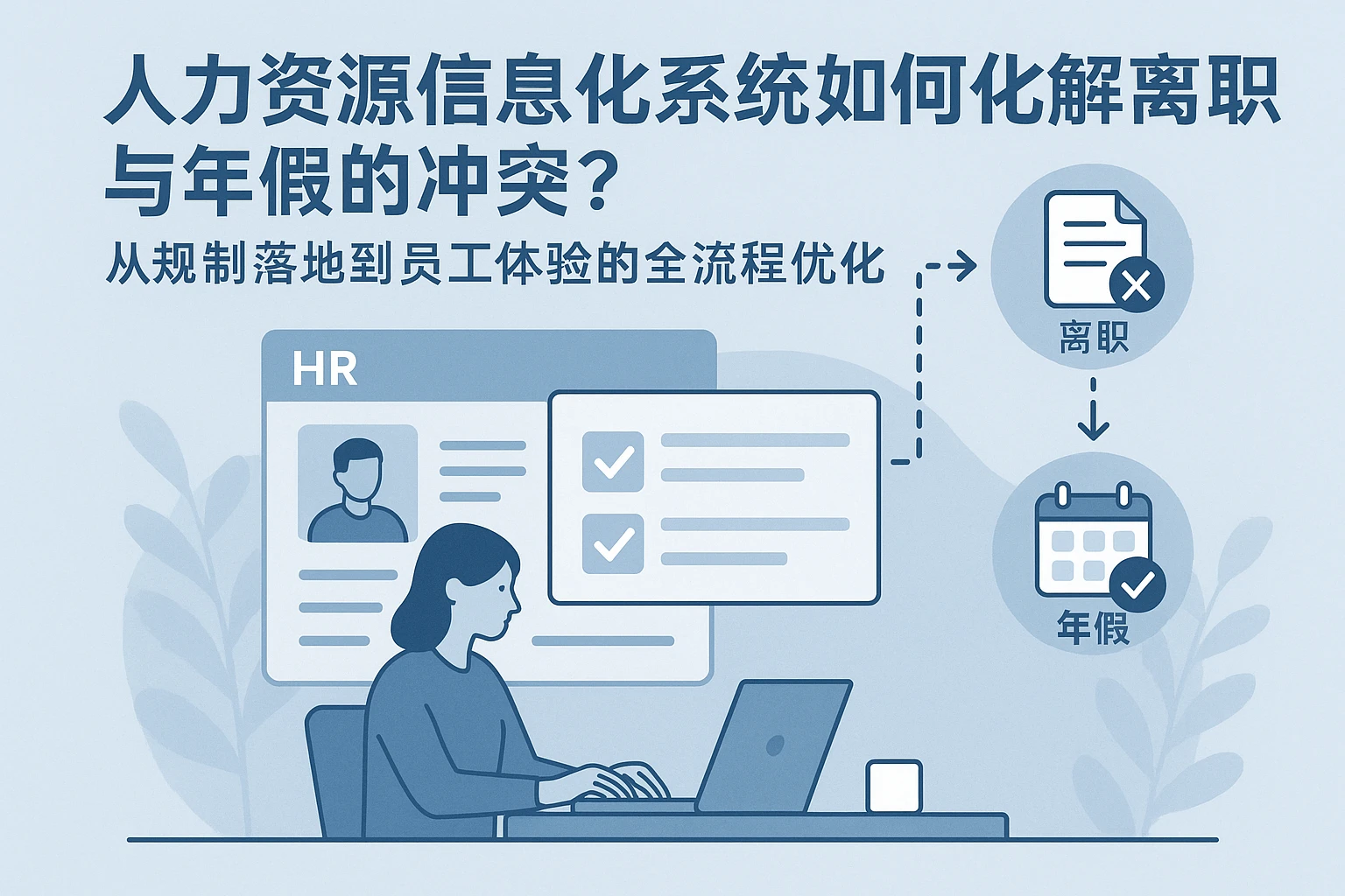 人力资源信息化系统如何化解离职与年假的冲突？从规则落地到员工体验的全流程优化
