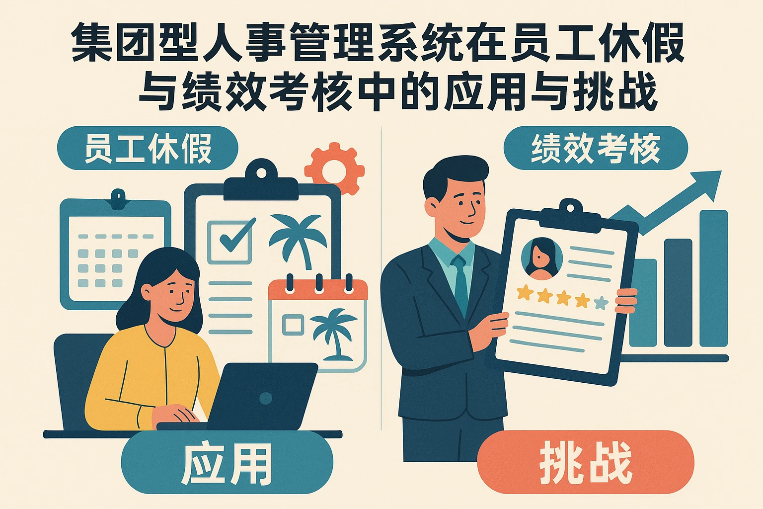 集团型人事管理系统在员工休假与绩效考核中的应用与挑战