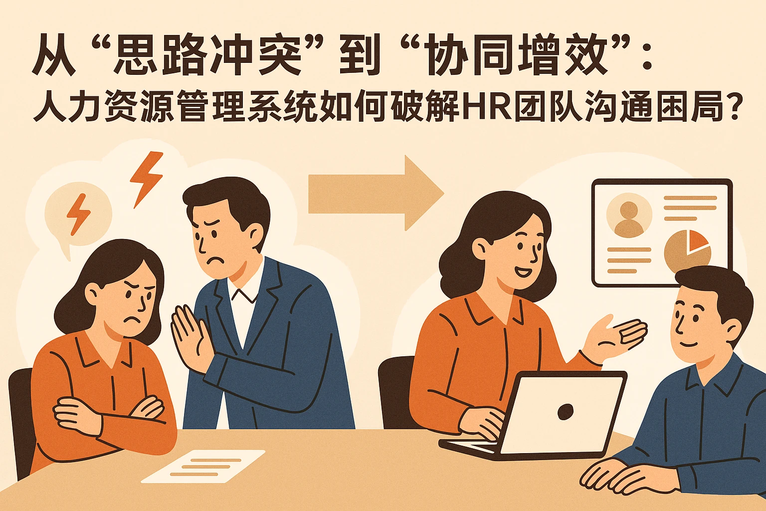 从“思路冲突”到“协同增效”：人力资源管理系统如何破解HR团队沟通困局？