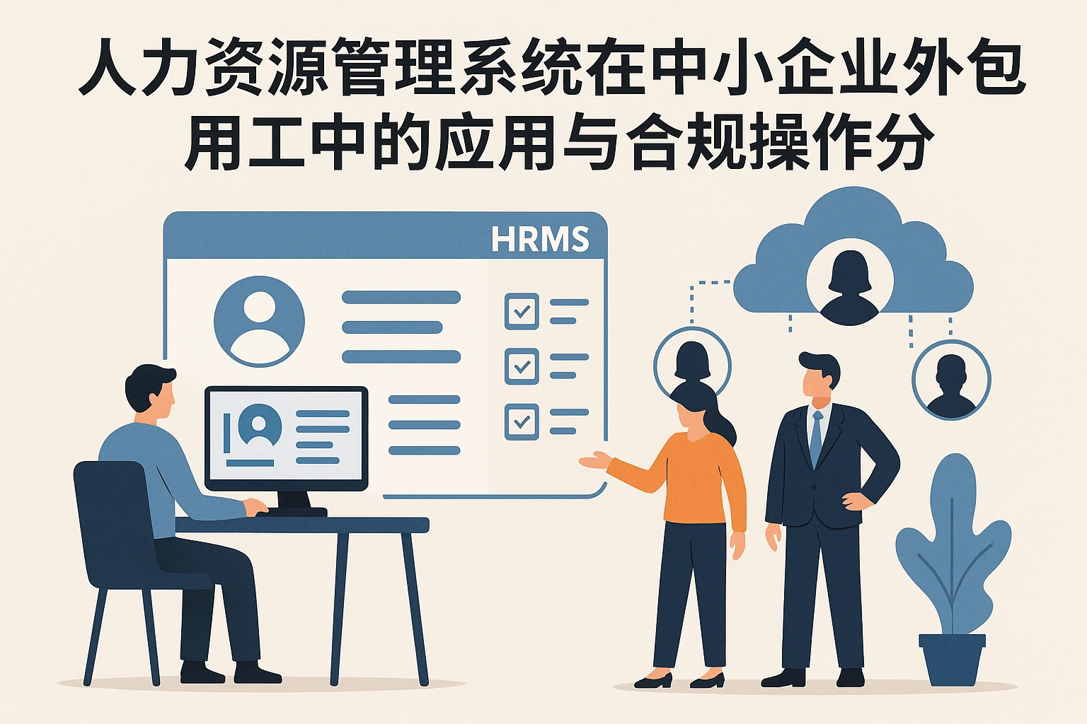 人力资源管理系统在中小企业外包用工中的应用与合规操作分析