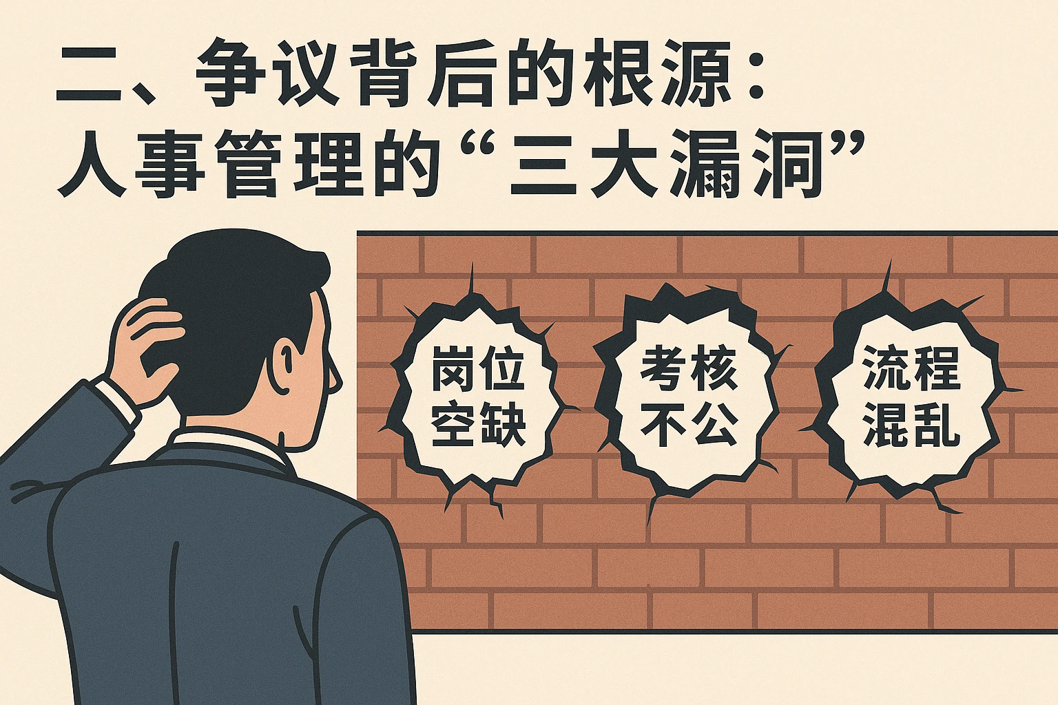 二、争议背后的根源：人事管理的“三大漏洞”