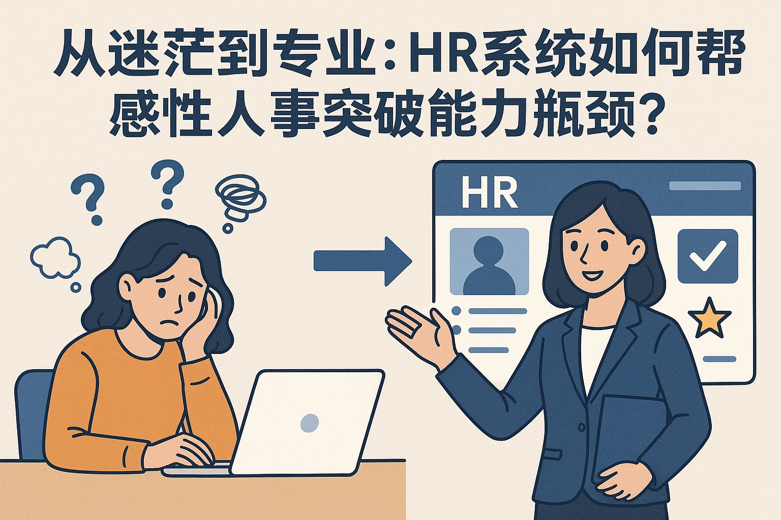 从迷茫到专业：HR系统如何帮感性人事突破能力瓶颈？