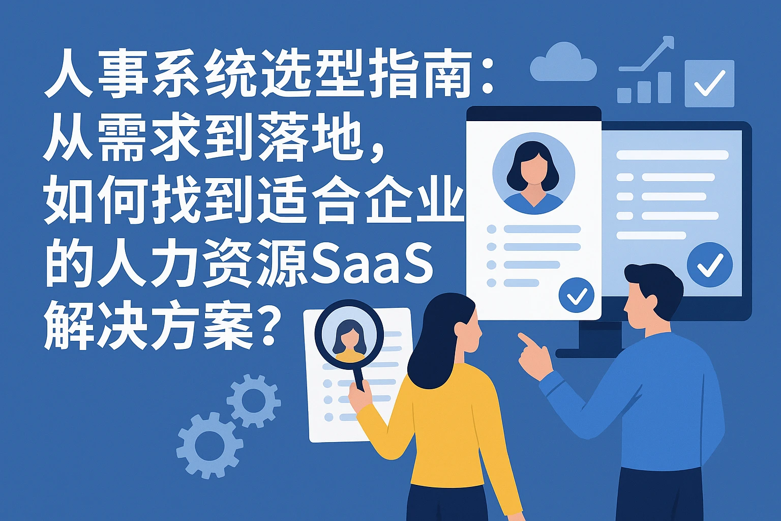 人事系统选型指南：从需求到落地，如何找到适合企业的人力资源SaaS解决方案？