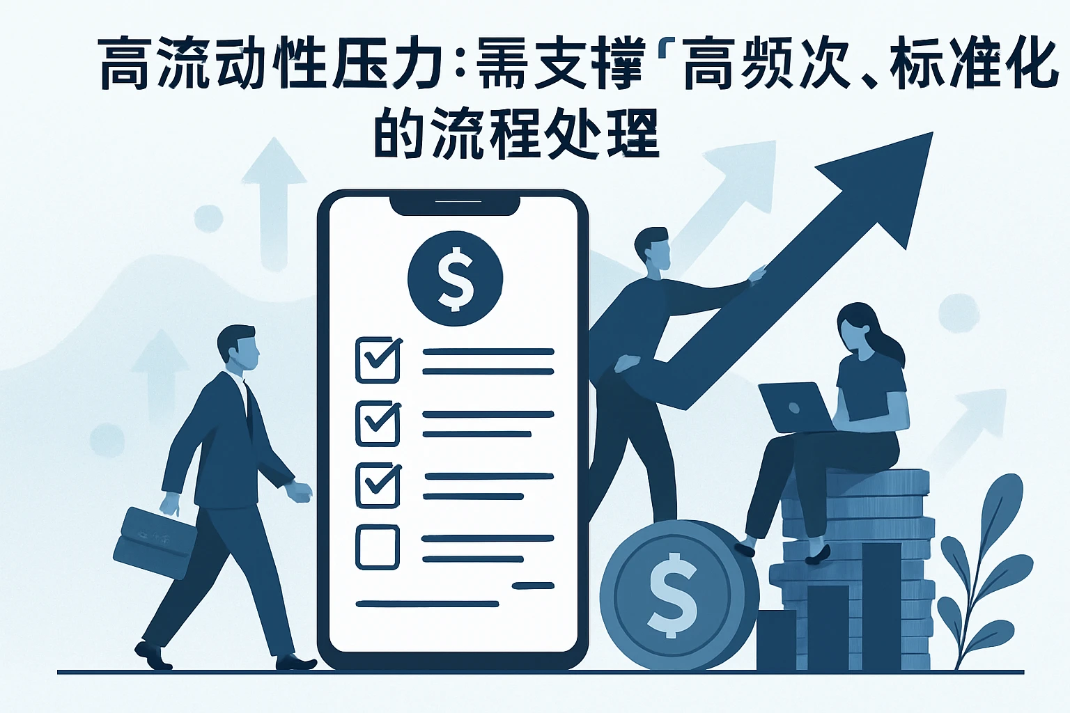 2. 高流动性压力：需支撑“高频次、标准化”的流程处理