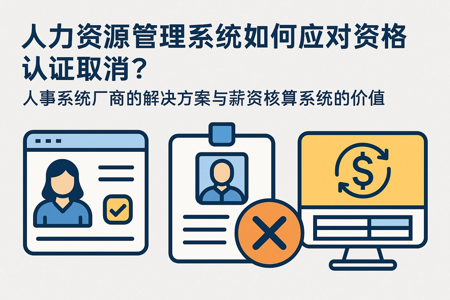 人力资源管理系统如何应对资格认证取消？人事系统厂商的解决方案与薪资核算系统的价值