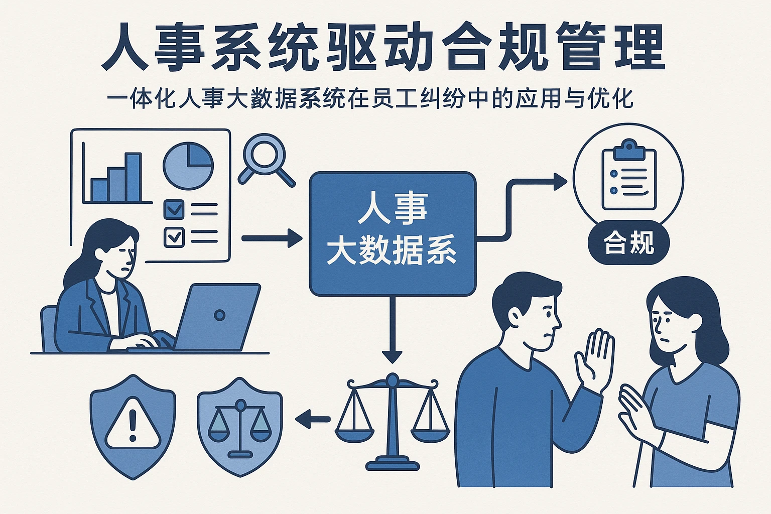 人事系统驱动合规管理：一体化人事大数据系统在员工纠纷中的应用与优化