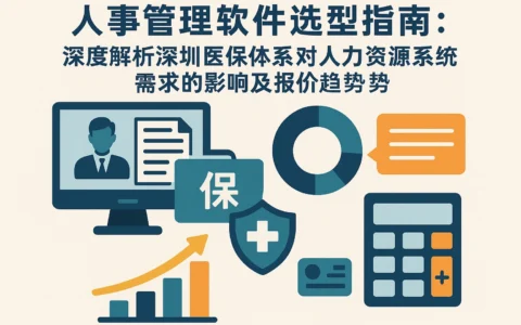 人事管理软件选型指南：深度解析深圳医保体系对人力资源系统需求的影响及报价趋势
