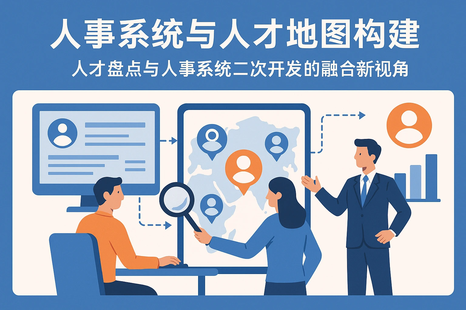 人事系统与人才地图构建：人才盘点与人事系统二次开发的融合新视角