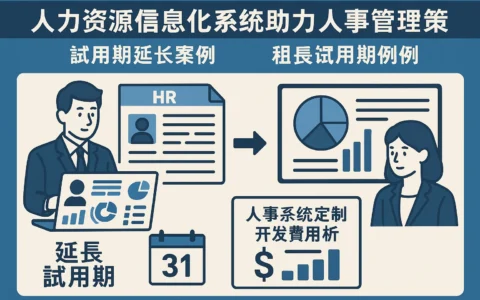 人力资源信息化系统助力人事管理决策——试用期延长案例与人事系统定制开发费用分析