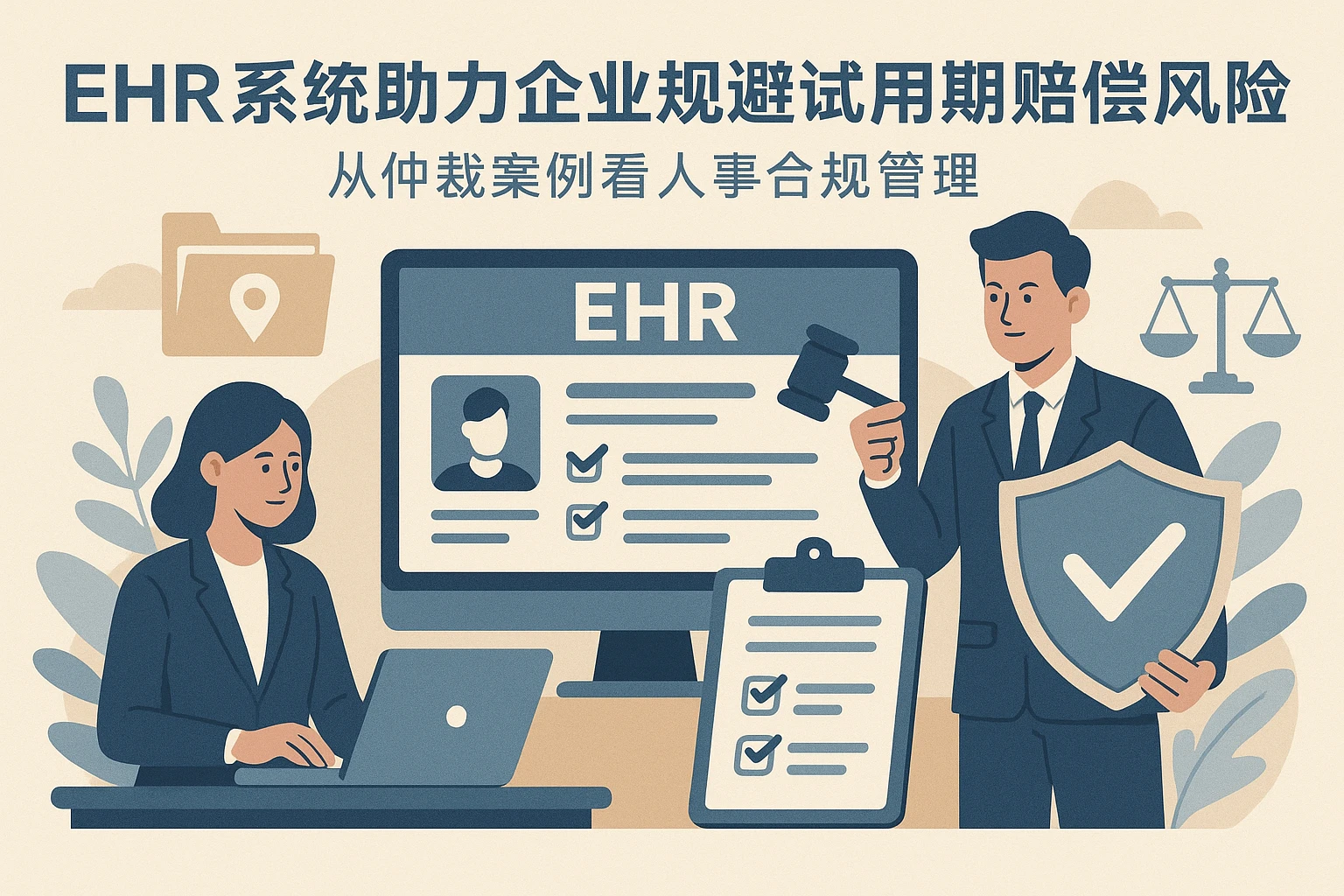 EHR系统助力企业规避试用期赔偿风险：从仲裁案例看人事合规管理