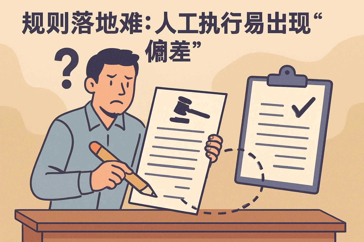 2. 规则落地难：人工执行易出现“偏差”