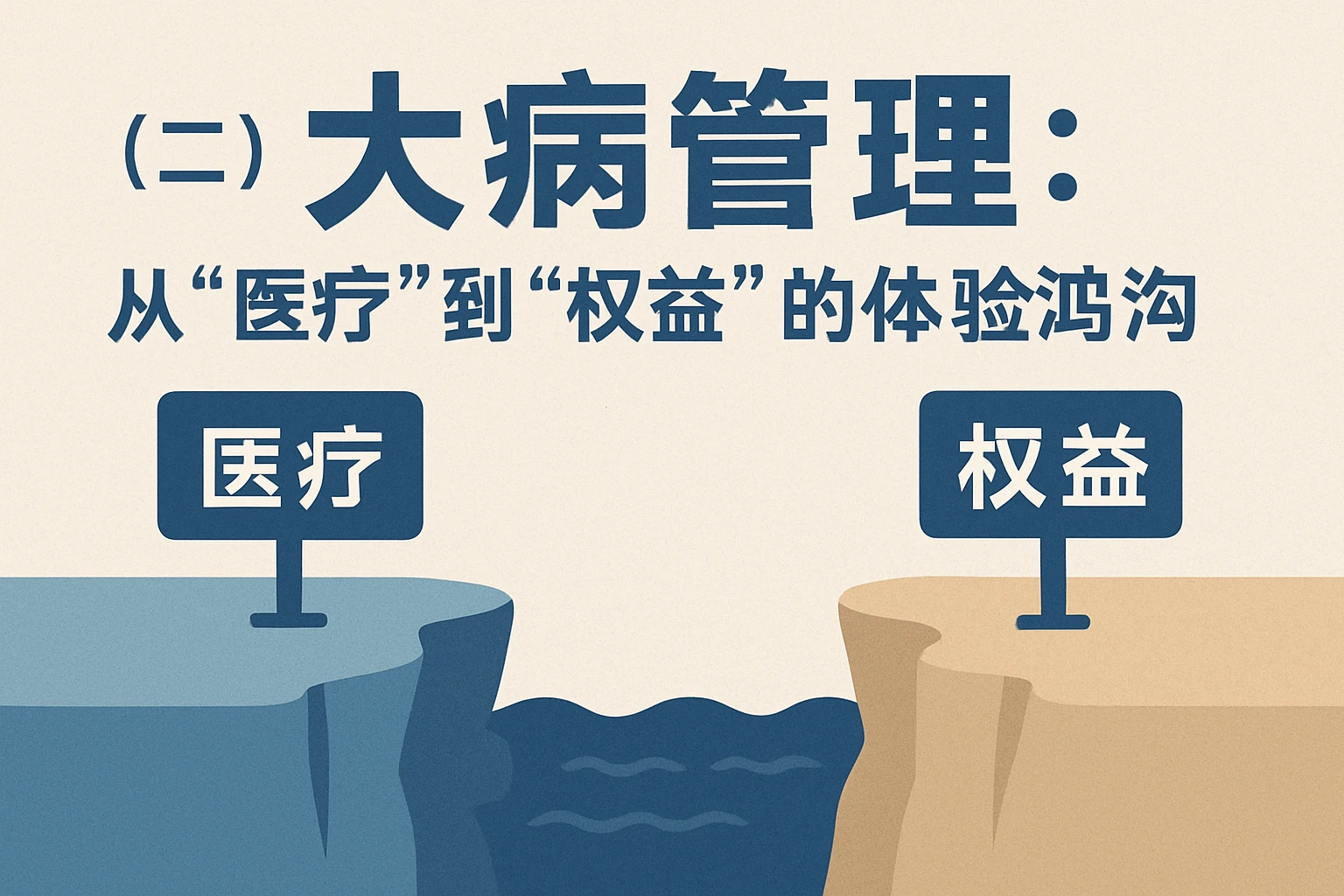 (二)大病管理:从“医疗”到“权益”的体验鸿沟