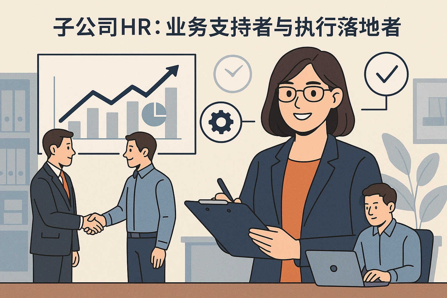 2. 子公司HR：业务支持者与执行落地者