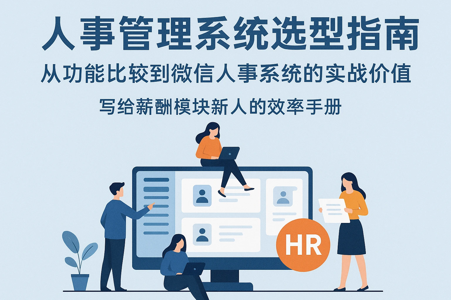 人事管理系统选型指南：从功能比较到微信人事系统的实战价值——写给薪酬模块新人的效率手册