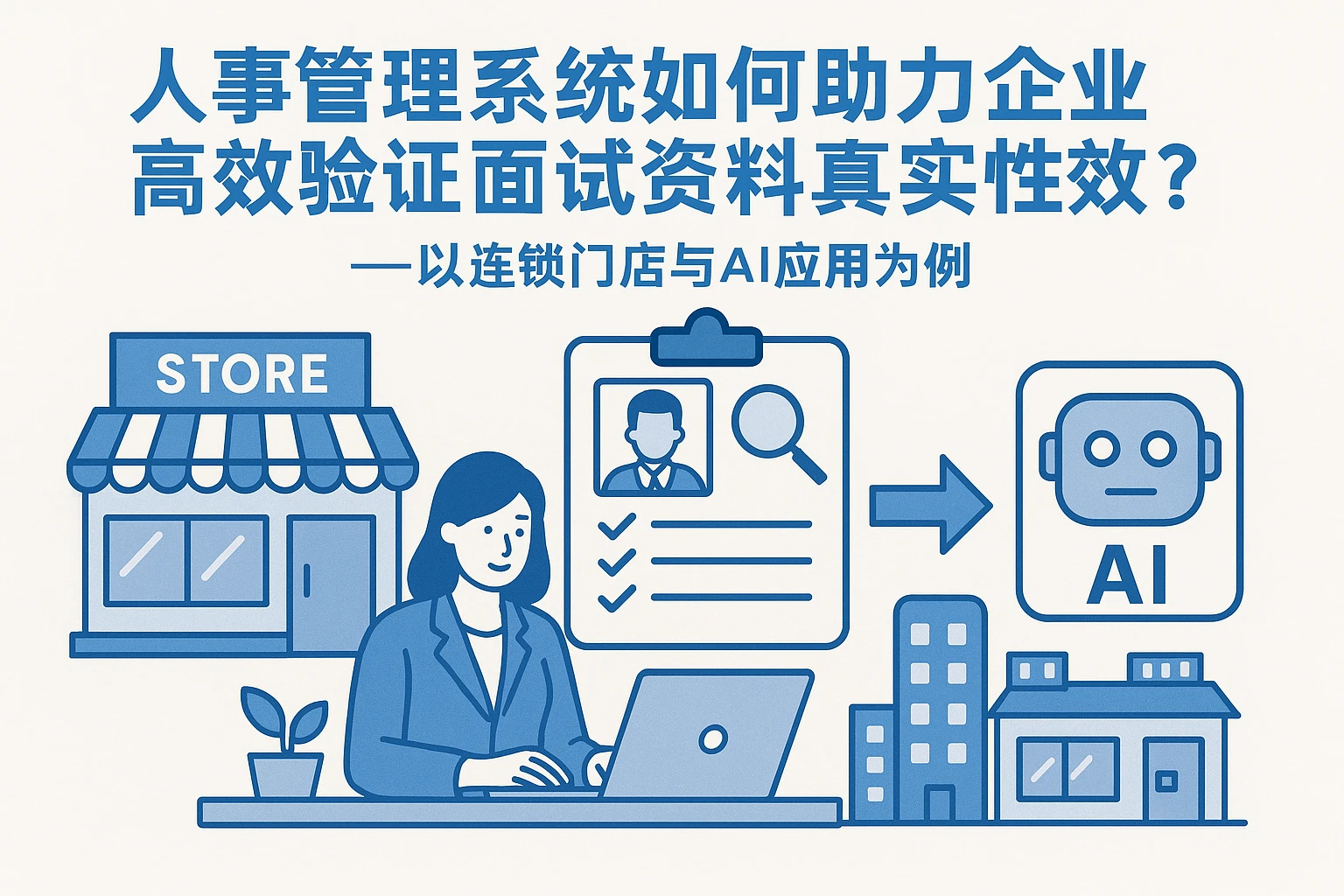 人事管理系统如何助力企业高效验证面试资料真实性？——以连锁门店与AI应用为例