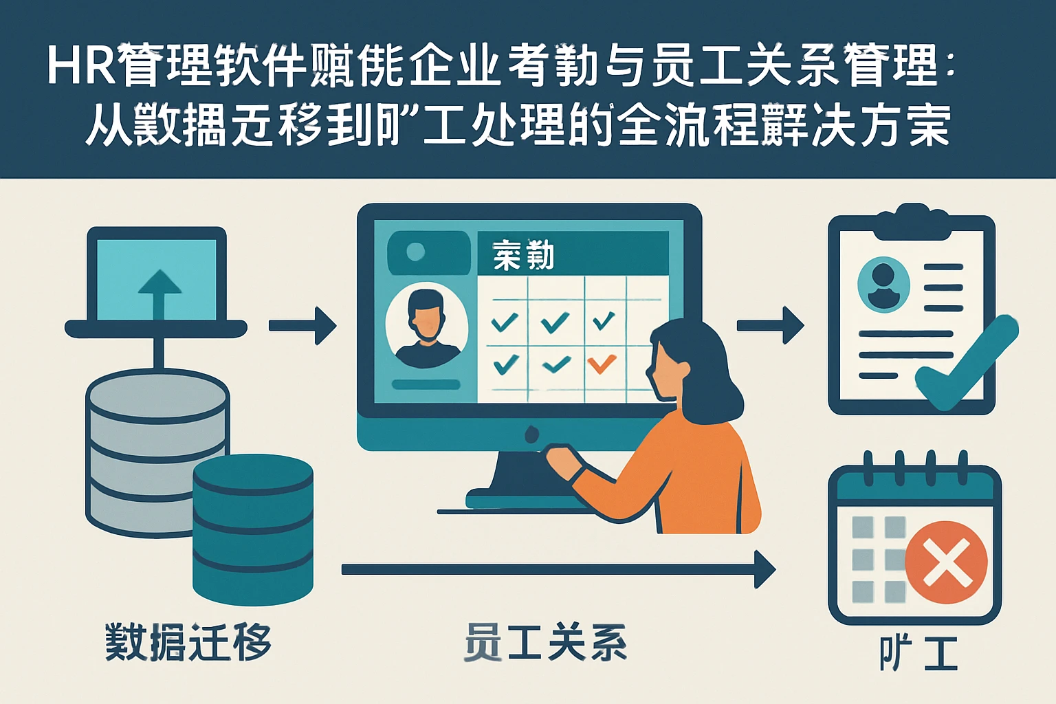 HR管理软件赋能企业考勤与员工关系管理：从数据迁移到旷工处理的全流程解决方案