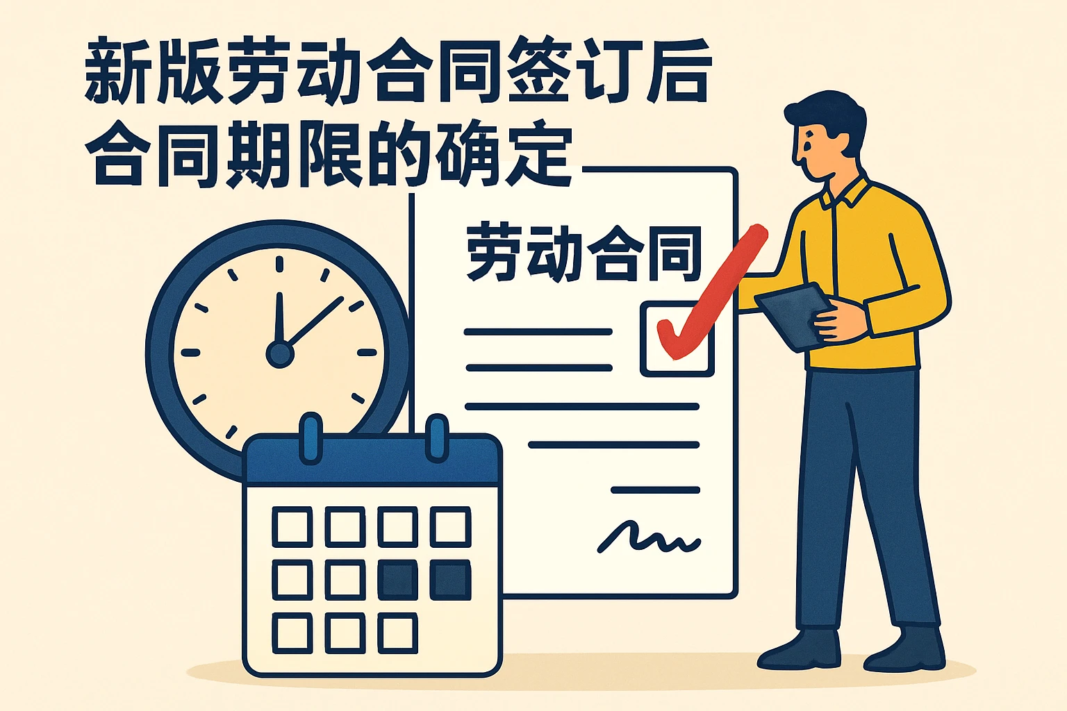 新版劳动合同签订后合同期限的确定