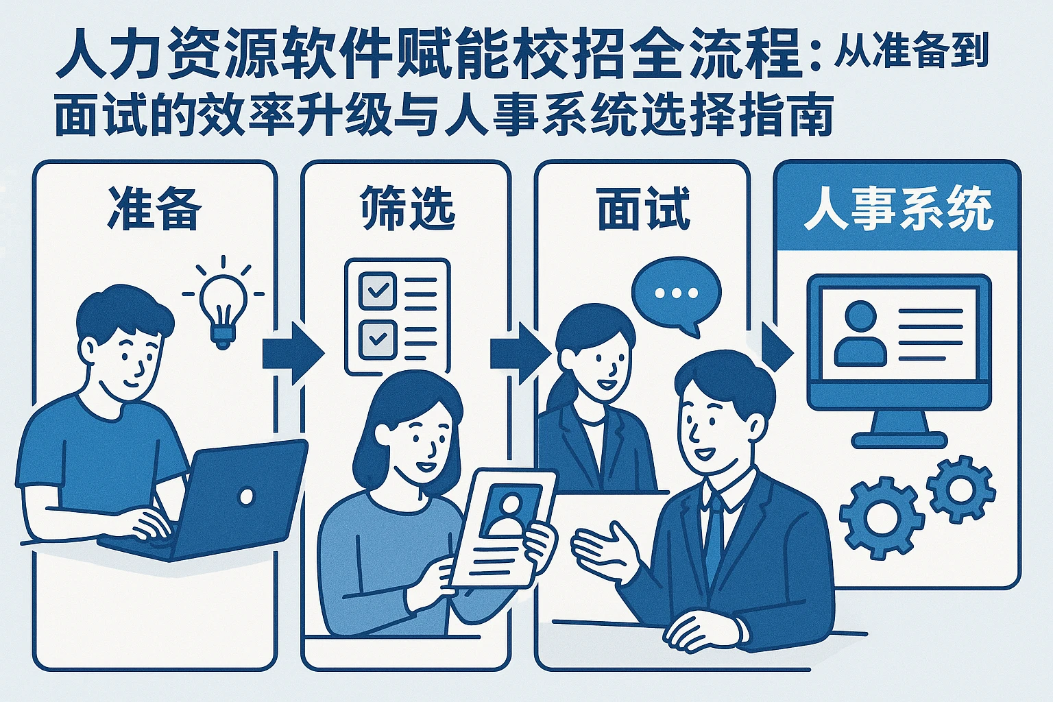 人力资源软件赋能校招全流程：从准备到面试的效率升级与人事系统选择指南