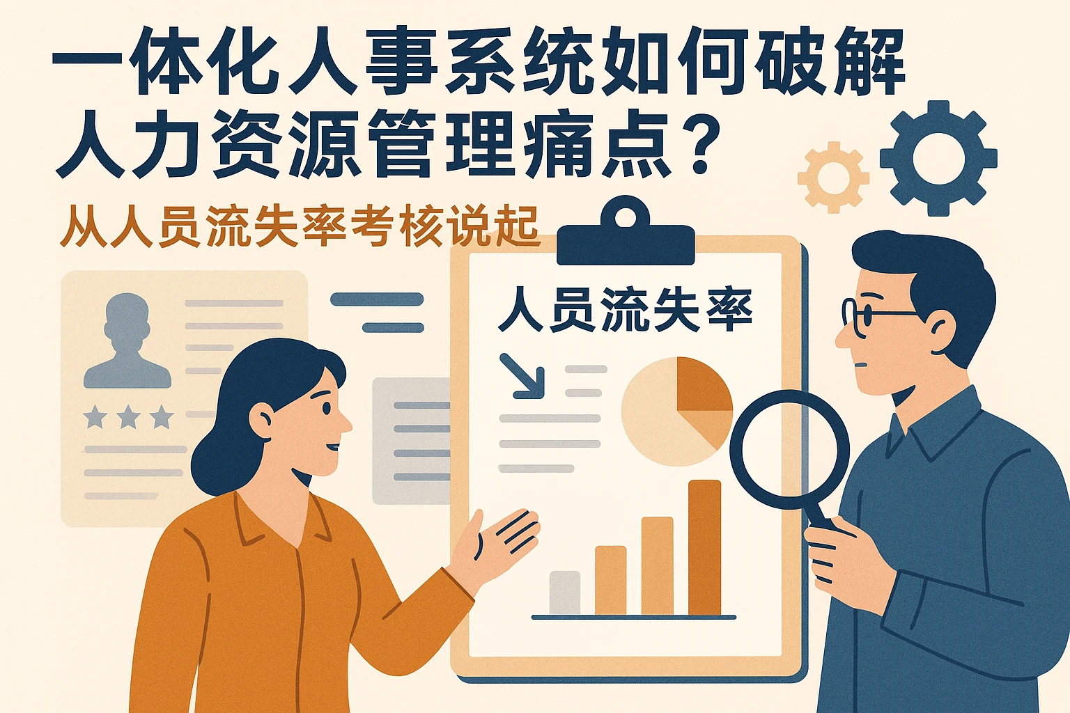 一体化人事系统如何破解人力资源管理痛点？从人员流失率考核说起