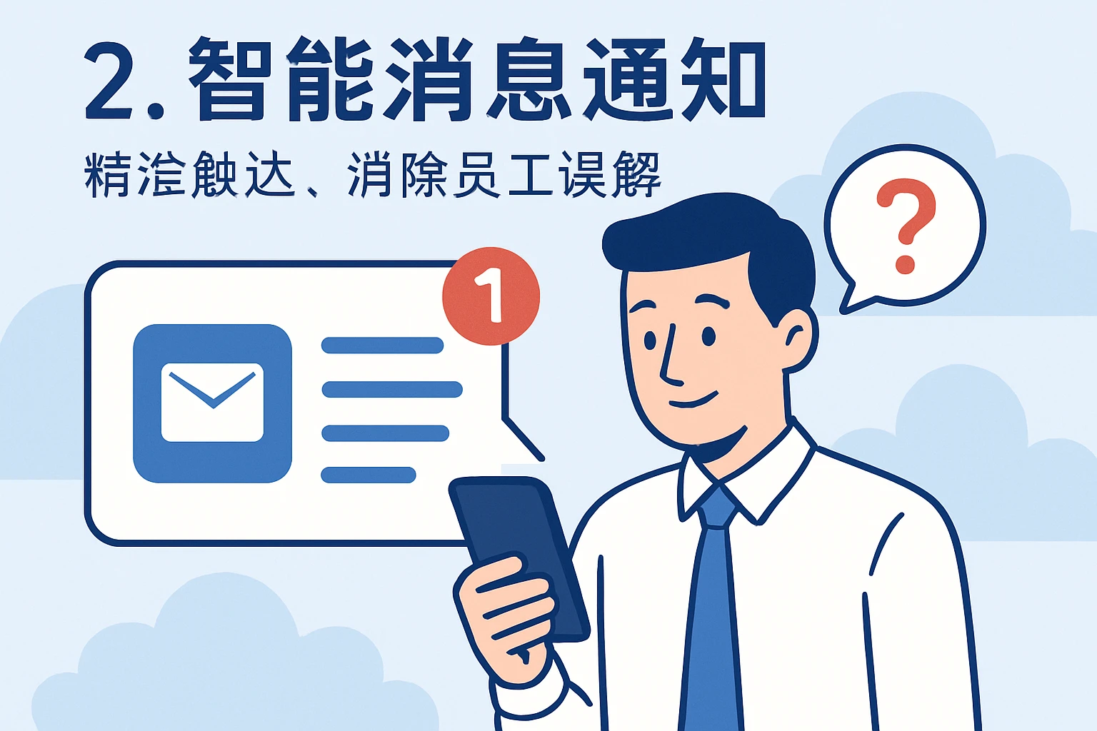 2. 智能消息通知：精准触达，消除员工误解