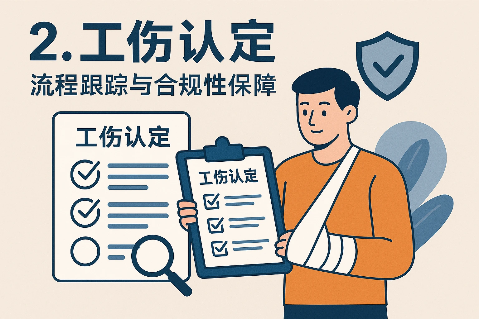 2. 工伤认定：流程跟踪与合规性保障