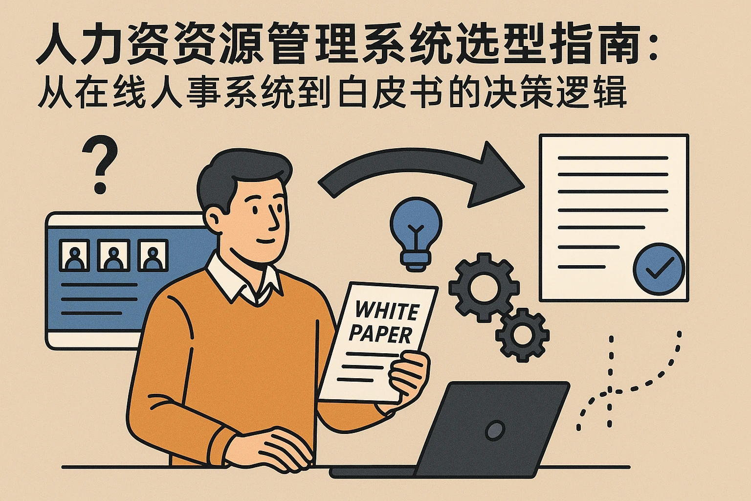 人力资源管理系统选型指南：从在线人事系统到白皮书的决策逻辑