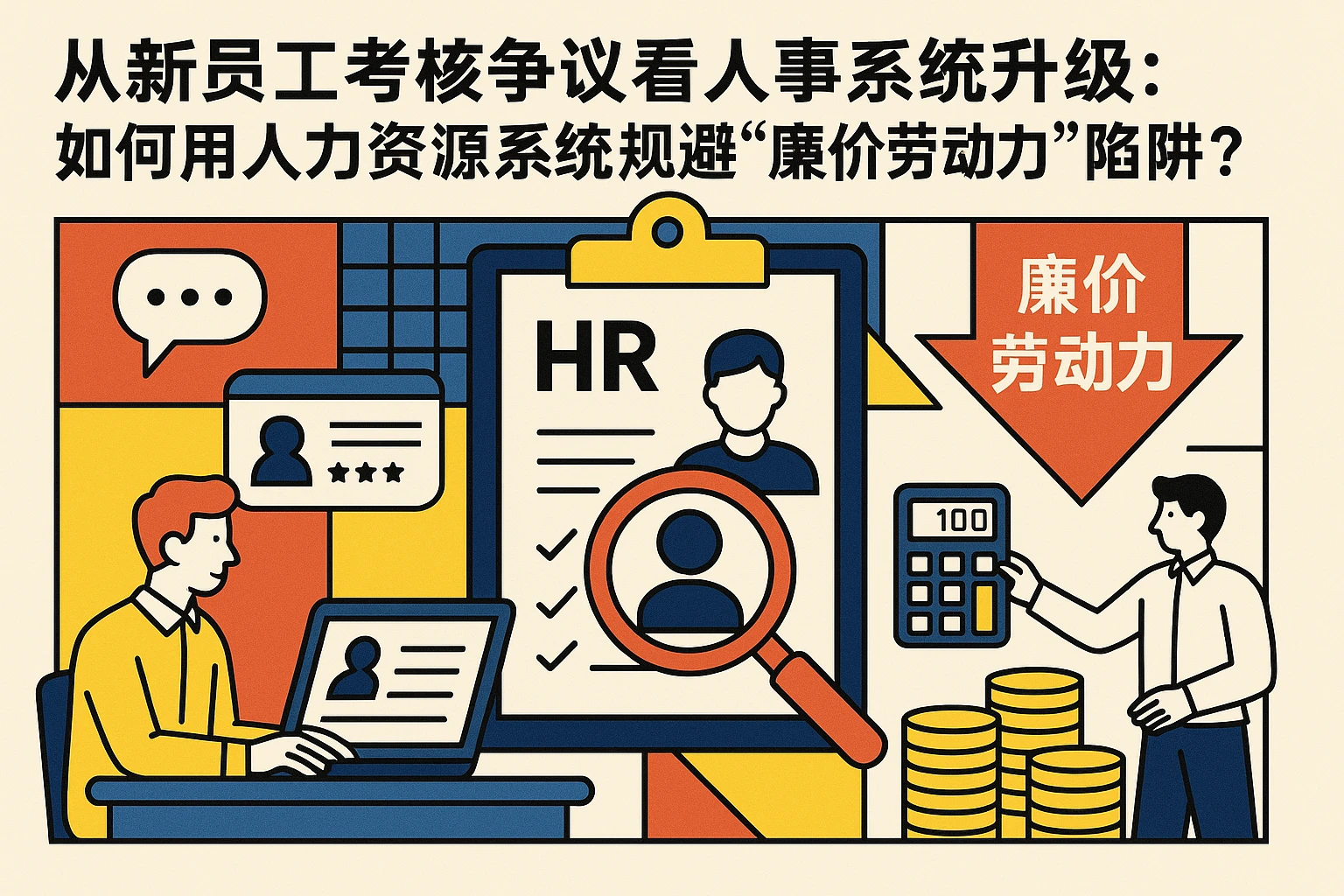 从新员工考核争议看人事系统升级:如何用人力资源系统规避“廉价劳动力”陷阱?