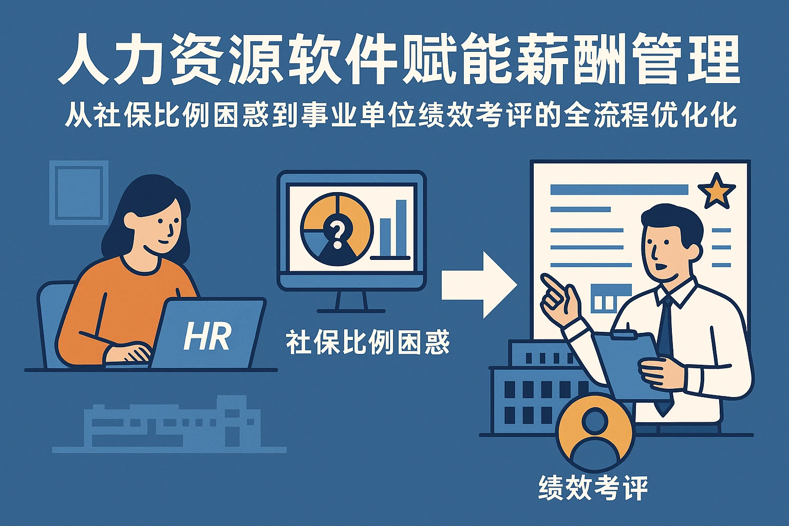 人力资源软件赋能薪酬管理：从社保比例困惑到事业单位绩效考评的全流程优化
