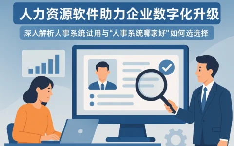 人力资源软件助力企业数字化升级——深入解析人事系统试用与“人事系统哪家好”如何选择