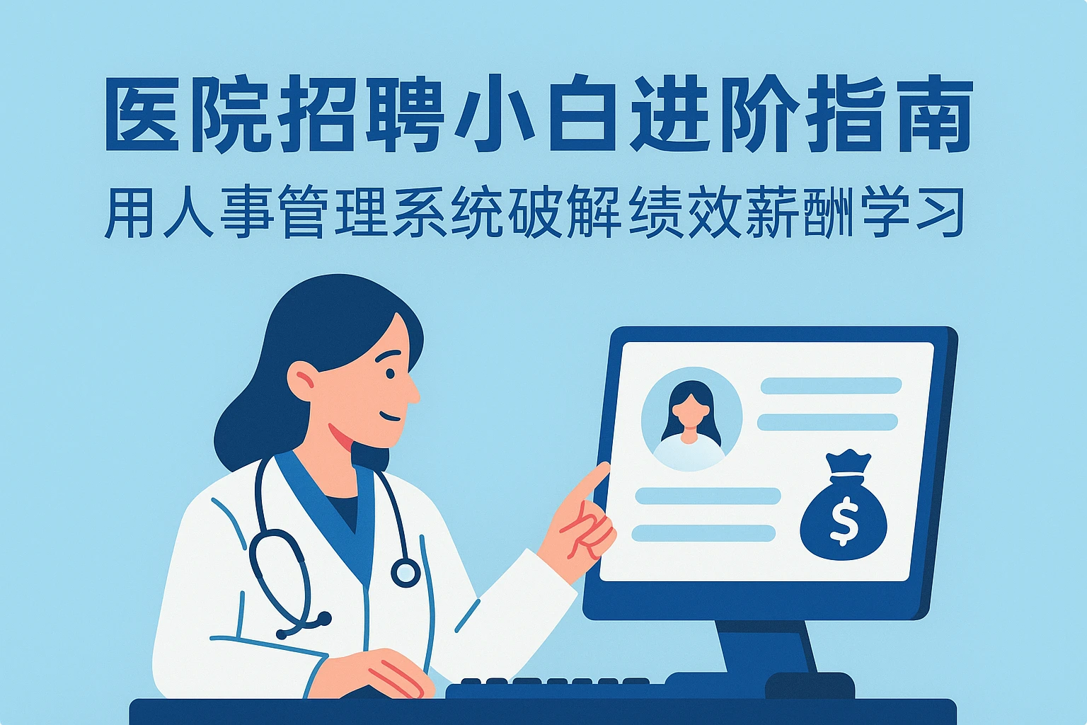 医院招聘小白进阶指南：用人事管理系统破解绩效薪酬学习难题