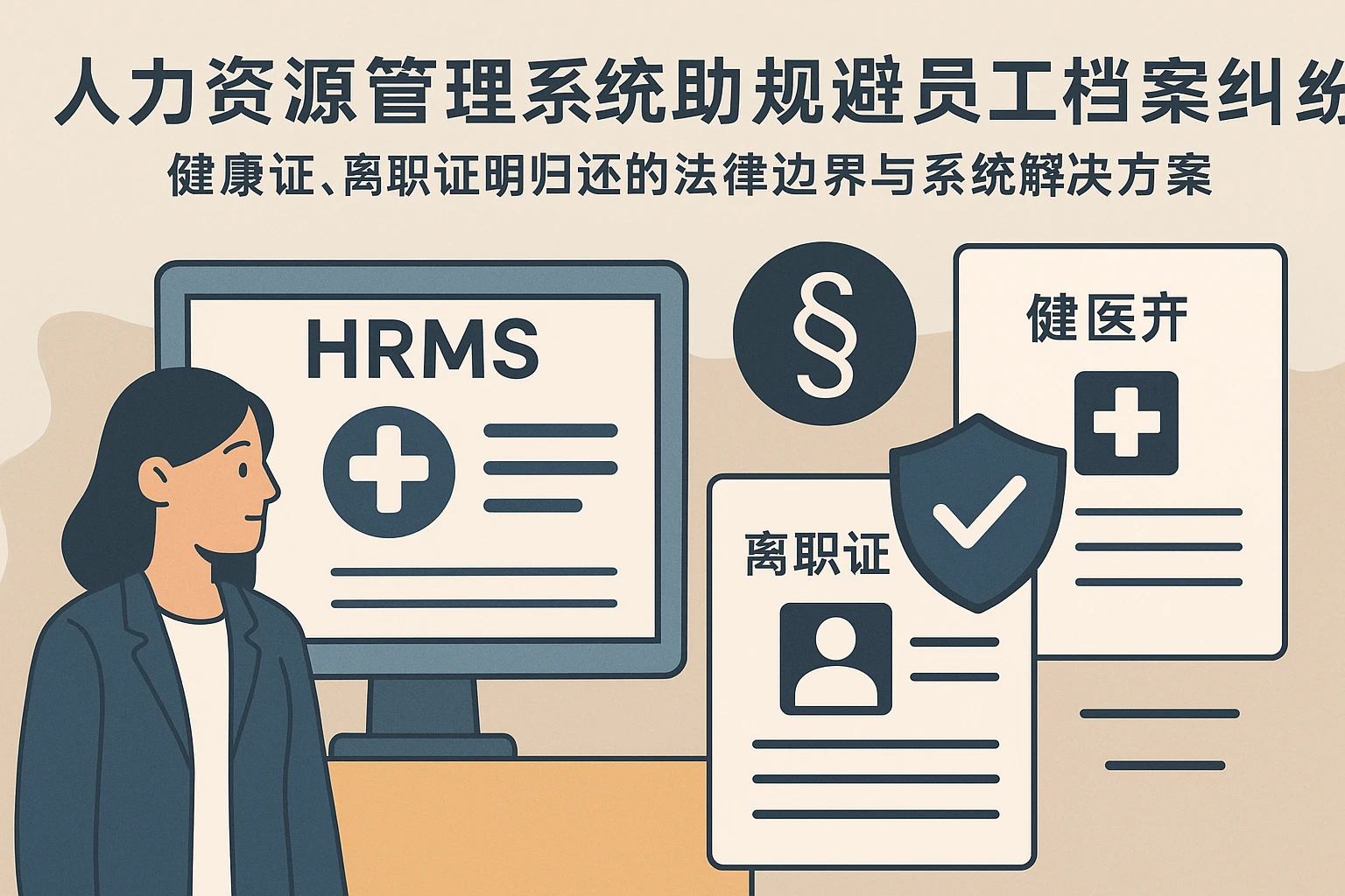 人力资源管理系统助力规避员工档案纠纷：健康证、离职证明归还的法律边界与系统解决方案