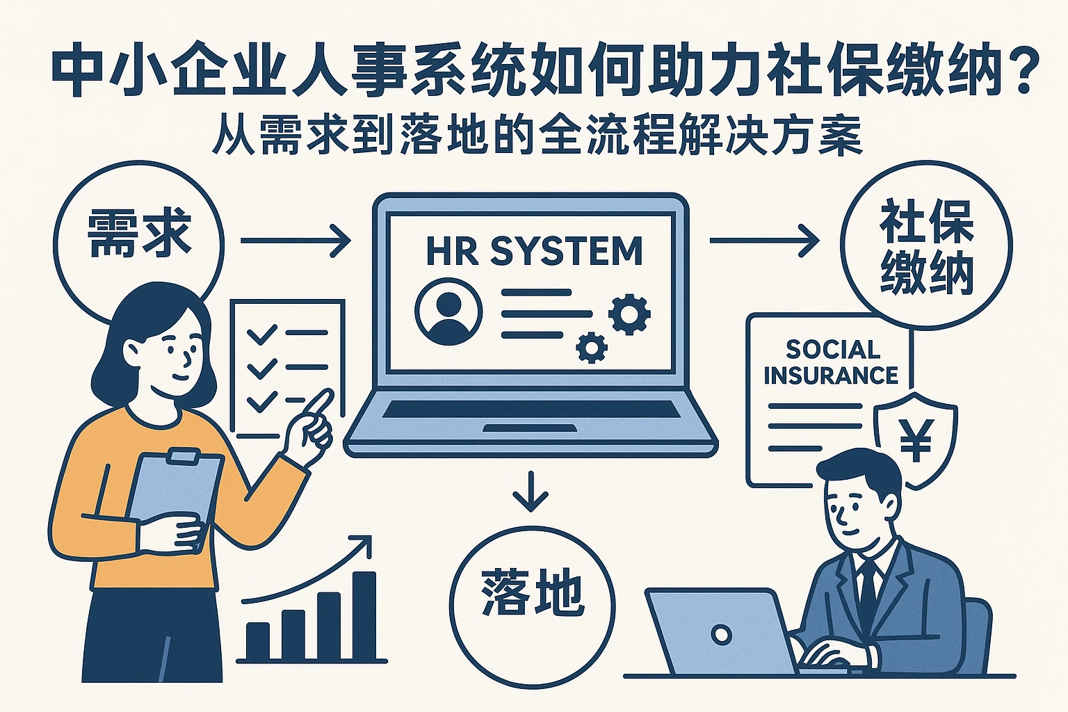 中小企业人事系统如何助力社保缴纳？从需求到落地的全流程解决方案