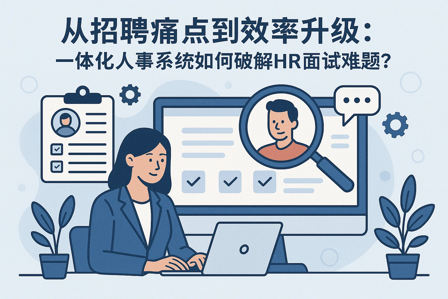 从招聘痛点到效率升级：一体化人事系统如何破解HR面试难题？