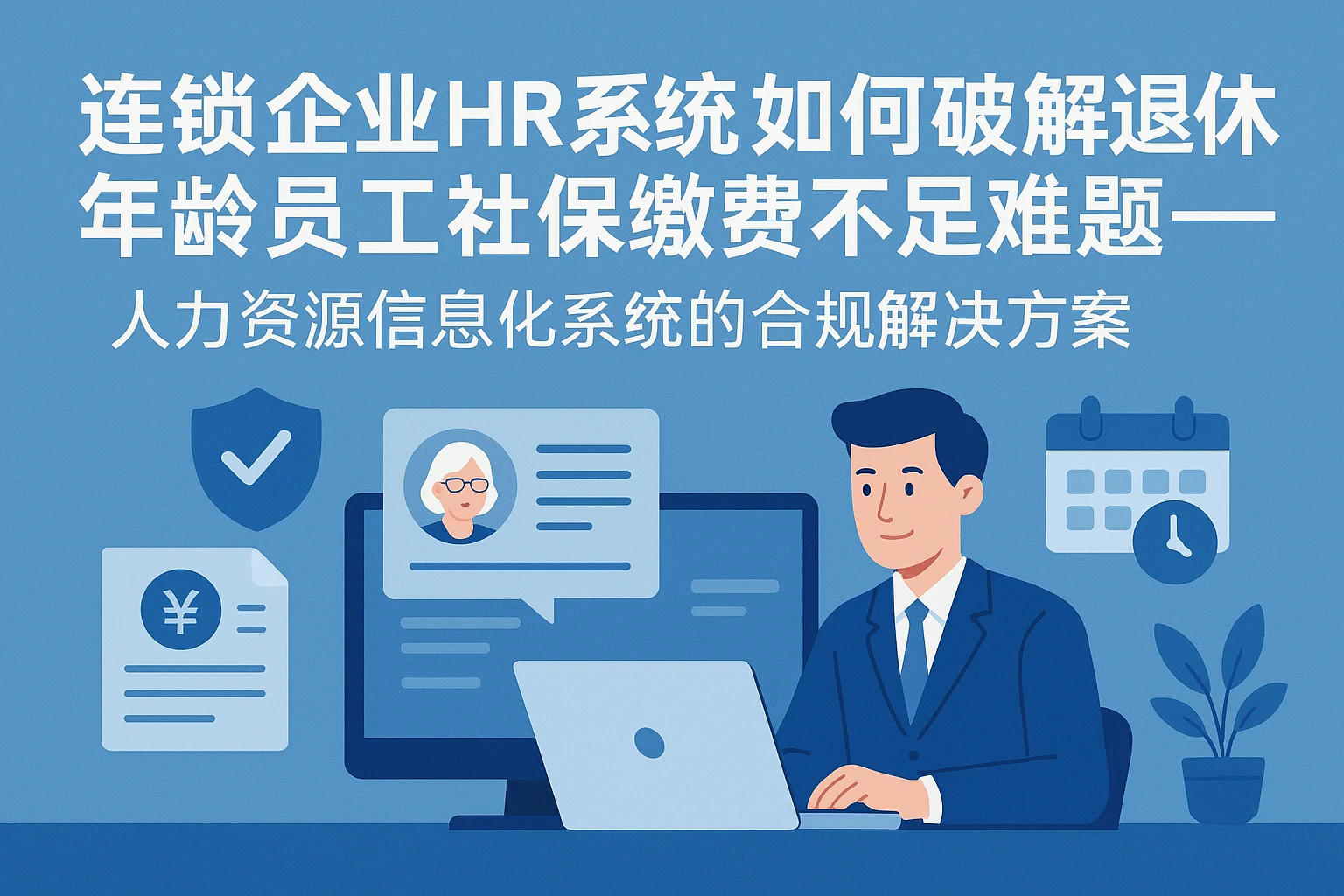 连锁企业HR系统如何破解退休年龄员工社保缴费不足难题——人力资源信息化系统的合规解决方案
