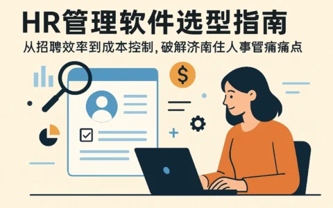 HR管理软件选型指南：从招聘效率到成本控制，破解济南企业人事管理痛点