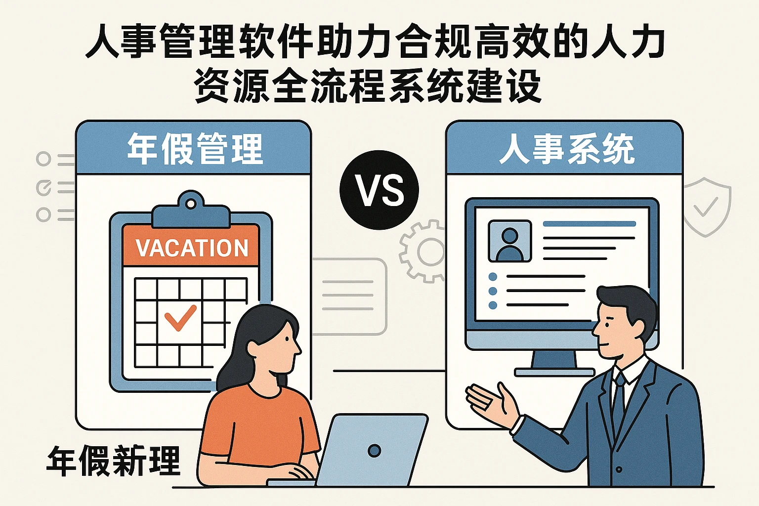人事管理软件助力合规高效的人力资源全流程系统建设——年假管理新思路与人事系统对比